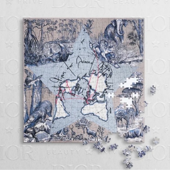 Dior NIB Around The World Puzzle. 500 Pieces. Still in Wrapping. - Picture 1 of 3